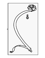 8W6857806JV04 - Electrical: Seat Belt Assembly for Audi: A5 Quattro, A5 Sportback, RS5, S5, S5 Sportback Image
