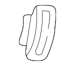 1J3881607BQ70 - Body: Release Lever Bezel for Volkswagen: Cabrio, Golf Image