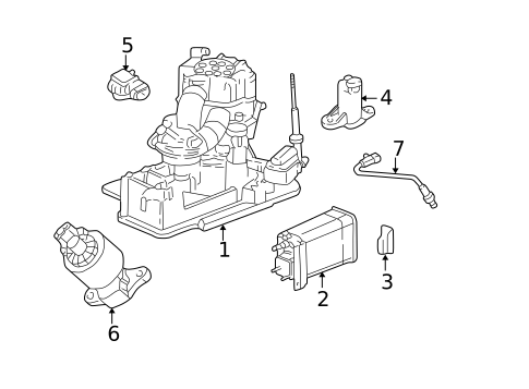 Switches, Solenoids & Actuators for 2003 Cadillac Escalade ESV #0