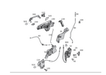 997206300 - Driver Door: Door Lock for Mercedes-Benz Image