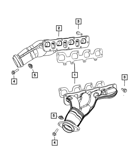 Manifolds and Vacuum Fittings for 2009 Jeep Grand Cherokee #0