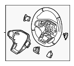MB5Z3600ME - : Steering Wheel for Ford: Explorer Image