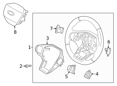 Steering Wheel for 2023 Ford Explorer #0