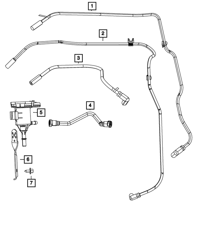 4578419AC - Emission Controls: Proportional Purge Solenoid Bracket for Mopar Image