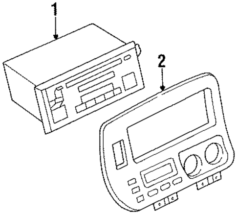 Cluster & Switches for 2000 Chrysler Grand Voyager #1