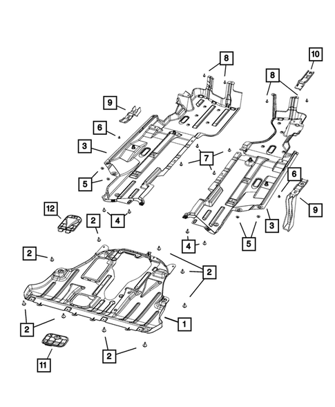 Floor Pans for 2016 Jeep Cherokee #2
