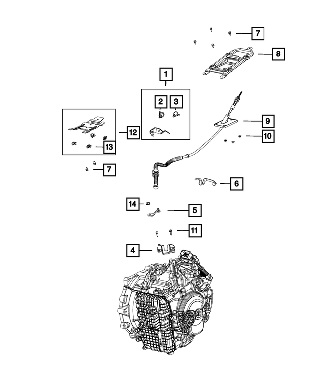68290813AA - Transmission: Gearshift Bracket for Mopar Image