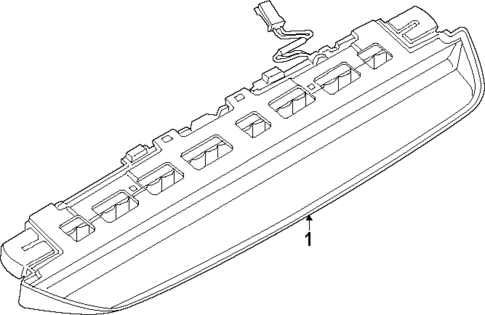 High Mounted Stop Lamp for 2023 BMW i7 #0