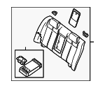 88600JA01B - Body: Seat Back Assembly for Nissan: Altima Image