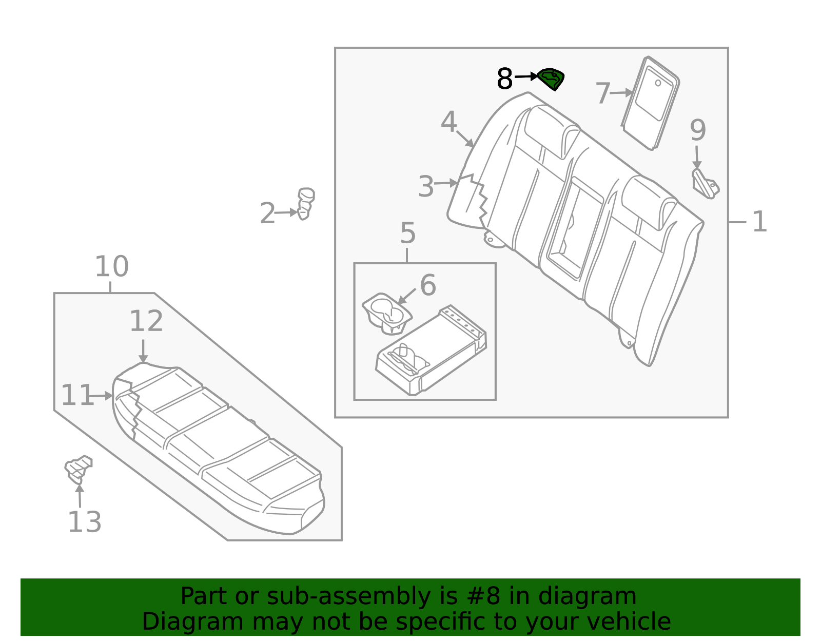 2007-2009 Nissan Altima Seat Belt Guide 88890-JA00A | OEM Parts Online