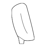 84497607 - Body: Knob for Buick: Enclave, Envision | Cadillac: CT4, CT5 | Chevrolet: Blazer EV, Equinox, Equinox EV, Silverado 1500, Suburban, Tahoe, Traverse | GMC: Acadia, Canyon, Sierra 1500, Yukon, Yukon XL Image