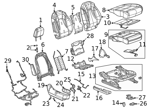 Lumbar Control Seats for 2022 Buick Envision #0