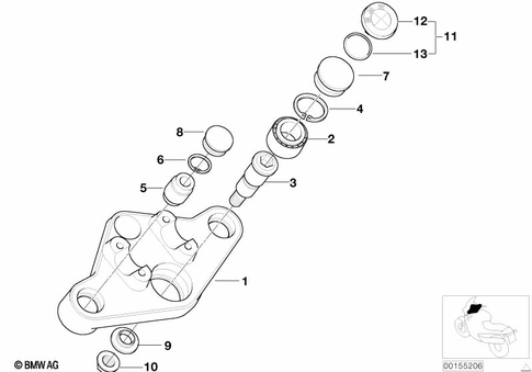 Telescopic Forks, Telelever for 2002 BMW-Motorrad K 1200 LT #1