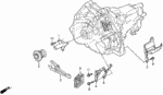 22810PR8003 - Transmission - Manual: BEARING, CLUTCH RELEASE for Acura Image