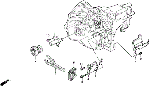 MT Clutch Release for 1995 Acura Legend #0