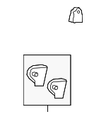 1573989 - HVAC: ACDelcoâ„¢ Door Actuator for Buick: Enclave | Chevrolet: Traverse | GMC: Acadia | Saturn: Outlook Image