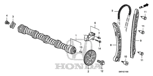 Camshaft - Cam Chain for 2008 Honda Civic #0