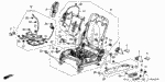 81613T6LH61 - Interior/Bumper: COVER, L. TRACK END (UPPER) for Honda Image