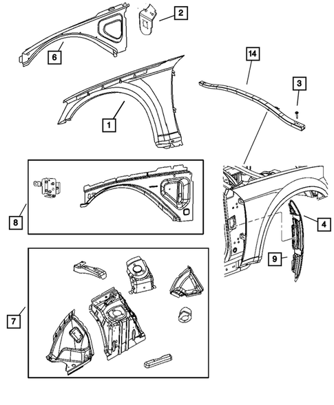 Fenders for 2009 Dodge Challenger #0