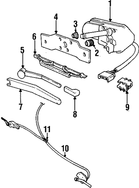 Washer Components for 1996 Volvo 850 #0