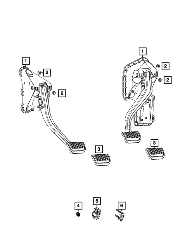 68360646AA - Brakes: Brake Pedal for Jeep: Grand Cherokee, Grand Cherokee L Image