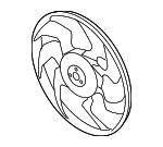 25231F2000 - Cooling System: Fan Blade for Kia: Forte, K4, Niro, Niro EV Image