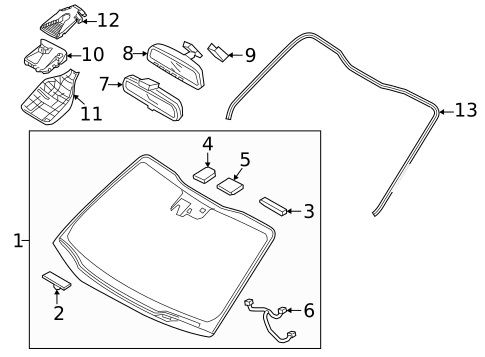 Reveal Moldings for 2015 Kia Sedona #0