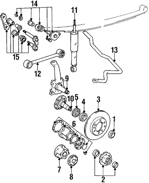 Front Suspension for 1985 Toyota 4Runner #0