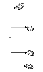 MD132568 - Cooling System: Inlet Hose Clamp for Mitsubishi Image