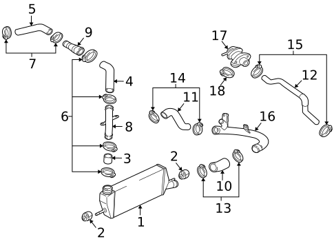 Intercooler for 2012 Mitsubishi Lancer #0