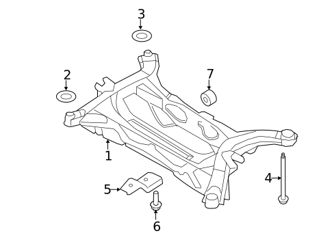 Suspension Mounting for 2012 Ford Edge #0