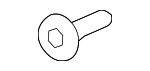 51217130110 - Body: Striker Screw for BMW Image