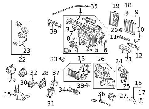 Condenser, Compressor & Lines for 2006 Acura RL #1