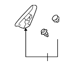 65250SJ001 - Body: Pillar Molding for Subaru: Forester Image