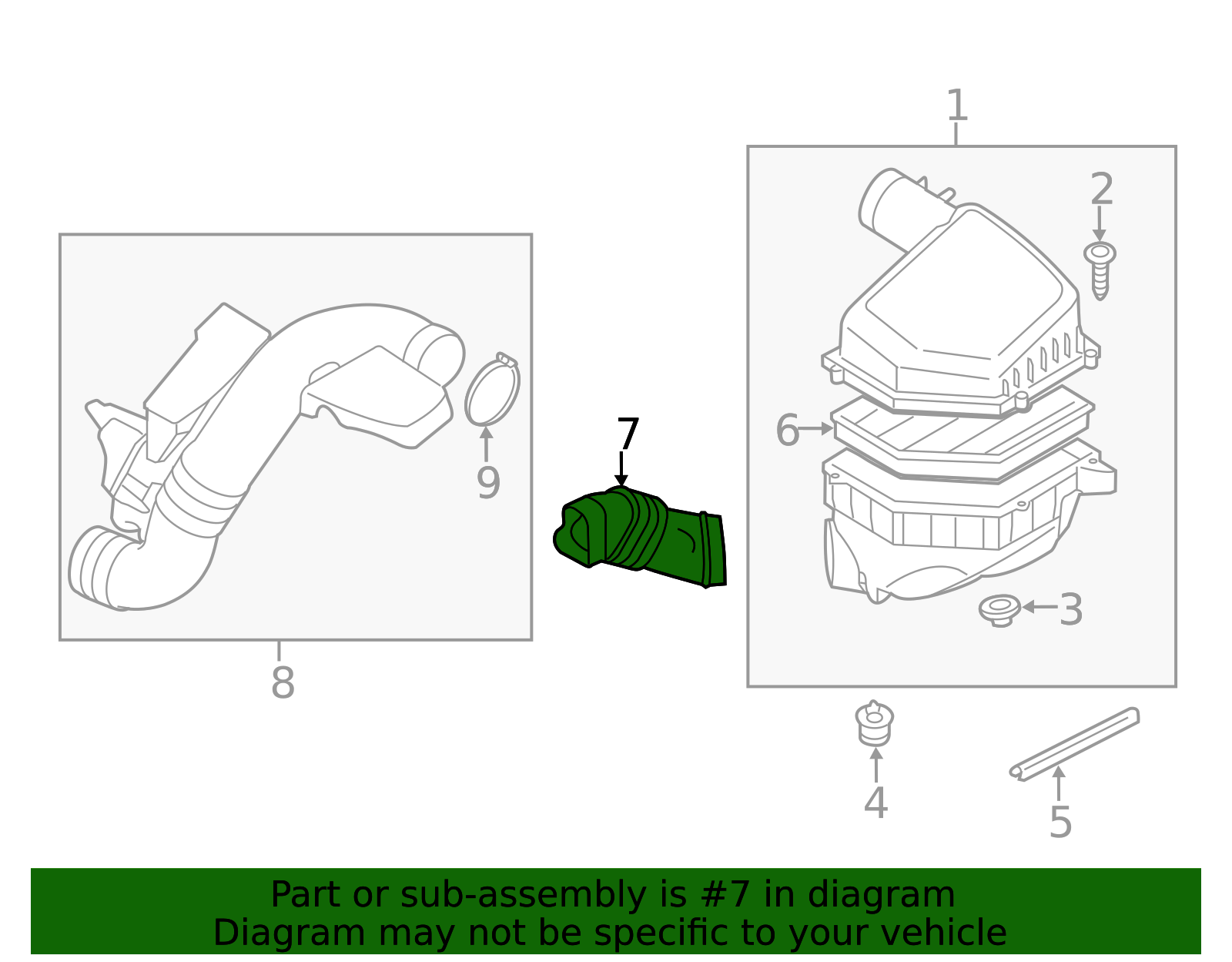 Air Intake Hose - Seamless OEM Engine Airflow 31202013 | AutoNation Parts