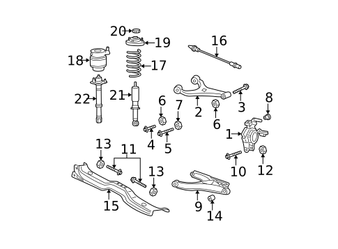 Suspension, Springs & Related Components for 2006 Ford Expedition #0