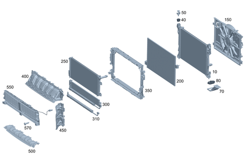 Cooler, Mount and Cover for 2025 Mercedes-Benz EQE 500 #0
