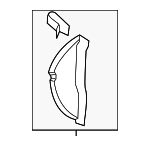 8002A765HA - : End Cover for Mitsubishi: Outlander Sport Image