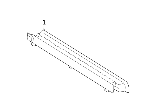High Mounted Stop Lamp for 2005 Mercedes-Benz S55 AMG #0