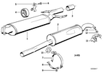 18307560779 - Exhaust System: Clamping Bush for BMW Image