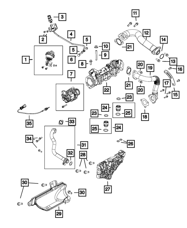 68148194AA - Emission Controls: Bolt for Mopar Image image