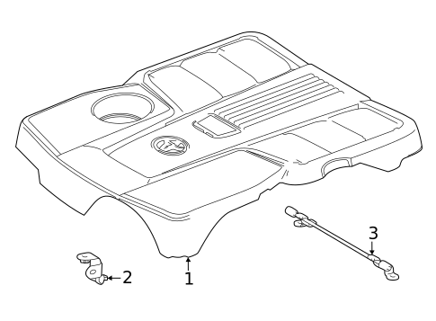 Engine Appearance Cover for 2023 Lexus LX600 #0
