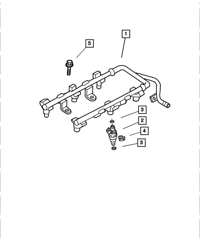 4591628AC - Fuel: Fuel Rail for Mopar Image image