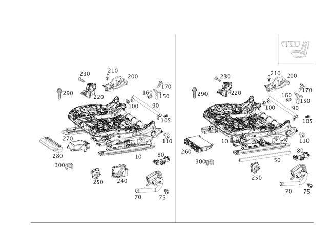 9104208 - Driver Seat: Height Adjustment for Mercedes-Benz: AMG GT 43, AMG GT 53, AMG GT 63, AMG GT 63 S, CLS450, CLS53 AMG, E300, E350, E43 AMG, E53 AMG, E63 AMG S Image image
