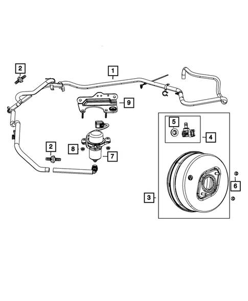 Power Brake Booster for 2012 Dodge Durango #0