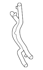 6E121044AE - Cooling System: Tube Assembly for Audi: A6 Quattro, A7 Quattro, A8 Quattro, Q5, S4, S5, SQ5 Image
