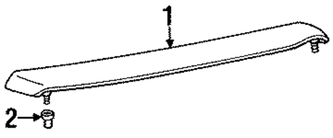 Spoiler for 1993 Hyundai Scoupe #0