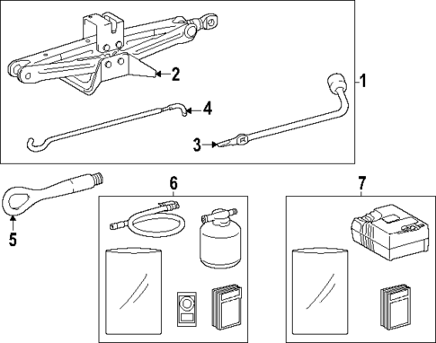 Jack & Components for 2025 Lexus RZ450e #0