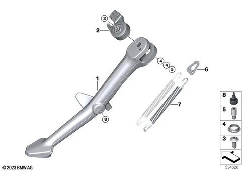 Side Stand for 2024 BMW-Motorrad R 12 #0