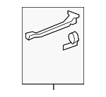 4653SJAA00ZZ - Body: Rail for Acura Image